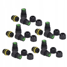 5pcs waterproof IP68 3 pin straight connector