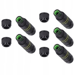 5pcs waterproof IP68 3 pin straight connector