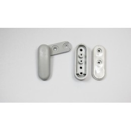 Bathroom shower door lock toilet draw handle