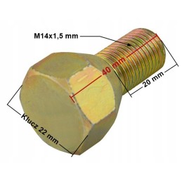Wheel bolt m14x1 5 95 01 1358 wna1320