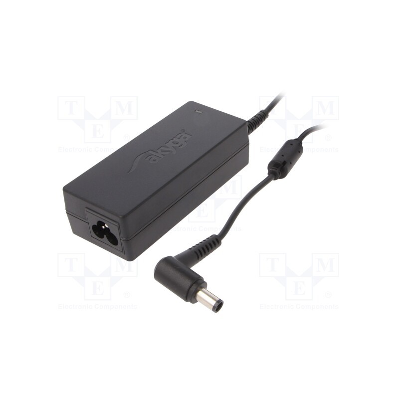 1 pcs x AKYGA - CPSUNOTAKY-07057 - Power supply: switched-mode, 19.5VDC, 3.34A, 65W, for notebooks