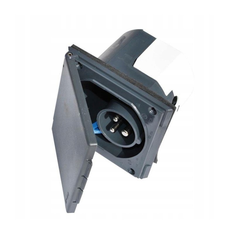 230v cee 17 socket powering anthracite fawo