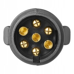 Plug 7 pin 12 24v pvc screwed socket plug