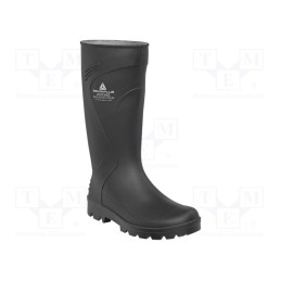 1 set x DELTA PLUS - JOUC2NO41 - Boots, Size: 41, black, PVC, bad weather,slip,temperature