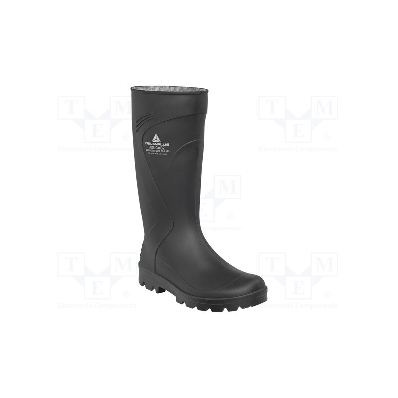 1 set x DELTA PLUS - JOUC2NO41 - Boots, Size: 41, black, PVC, bad weather,slip,temperature