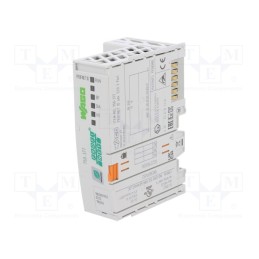 1 pcs x WAGO - 750-377 - Fieldbus interface, 24VDC, for DIN rail mounting, RJ45 x2, IP20