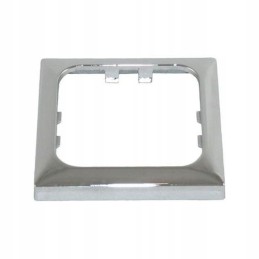 Single frame for 230v Haba chrome socket