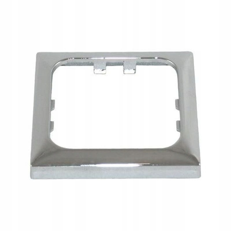 Single frame for 230v Haba chrome socket