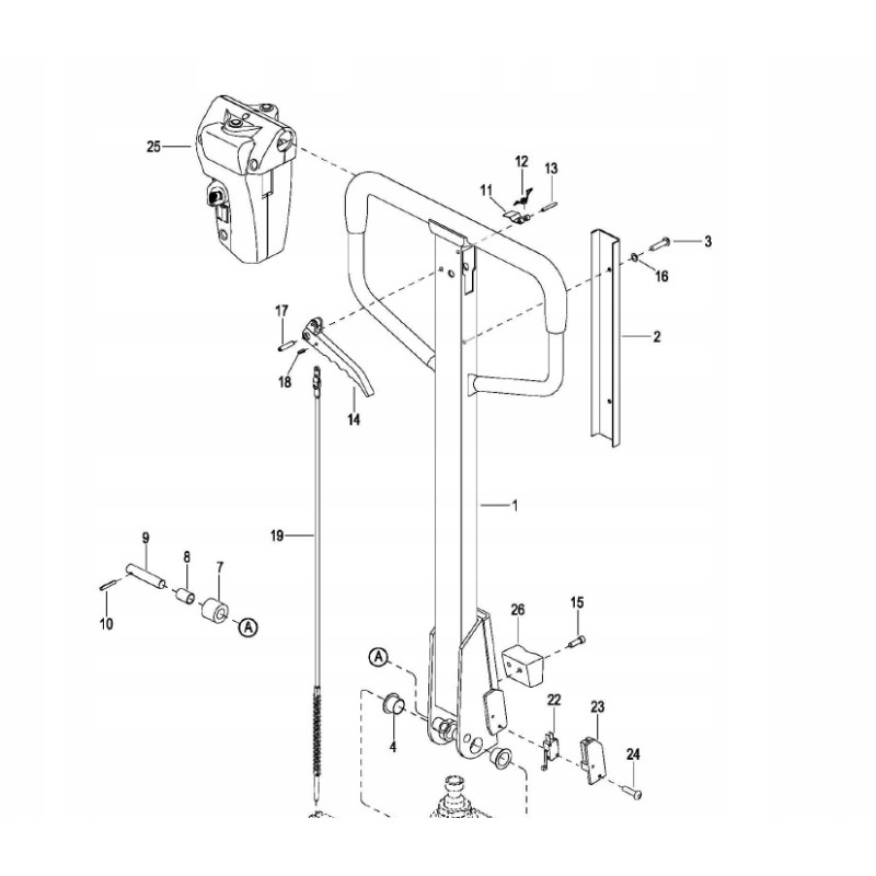 Control panel for electric wheelchair ept20 15ehj 18