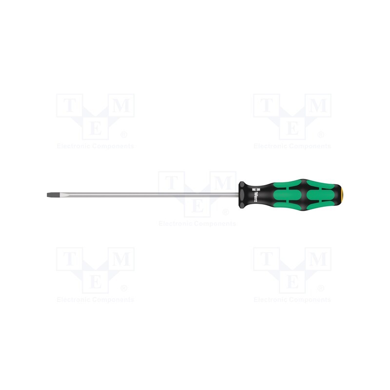1 pcs x WERA - 5008008001 - Screwdriver, slot, 3,0x0,5mm, Blade length: 150mm
