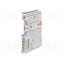 1 pcs x WAGO - 750-463 - Analog input, for DIN rail mounting, IP20, IN: 4, 12x100x67.8mm
