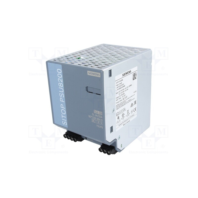 1 pcs x SIEMENS - 6EP1336-3BA10 - Power supply: switched-mode, for DIN rail, 480W, 24VDC, 20A, IP20