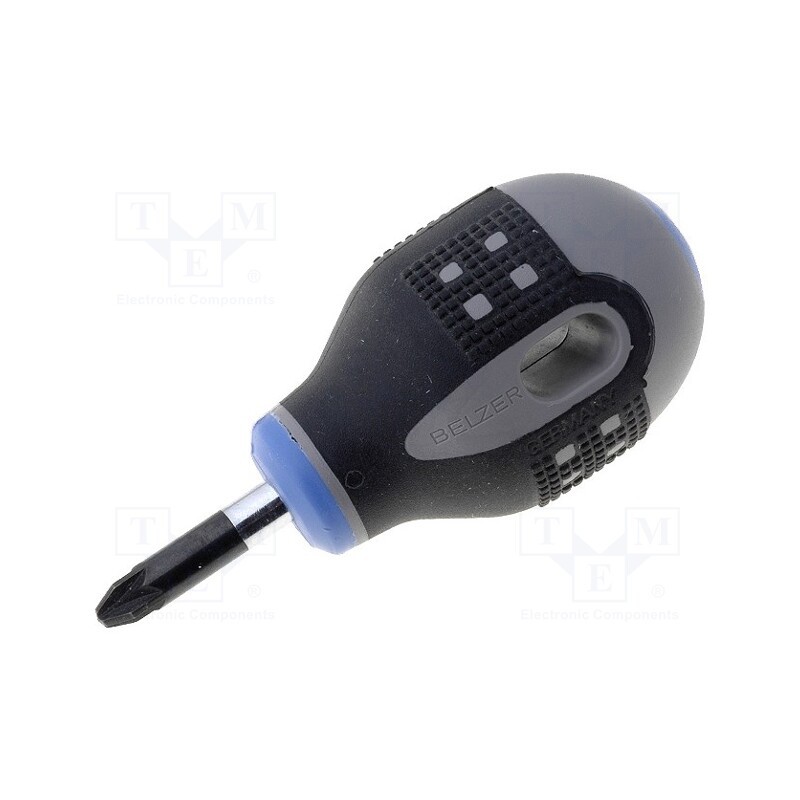 1 pcs x BAHCO - BE-8802 - Screwdriver, Pozidriv®, PZ2, Blade length: 25mm, Overall len: 83mm