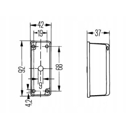 Hella marker lamp 92 x 37 x 43 mm sklepturismus