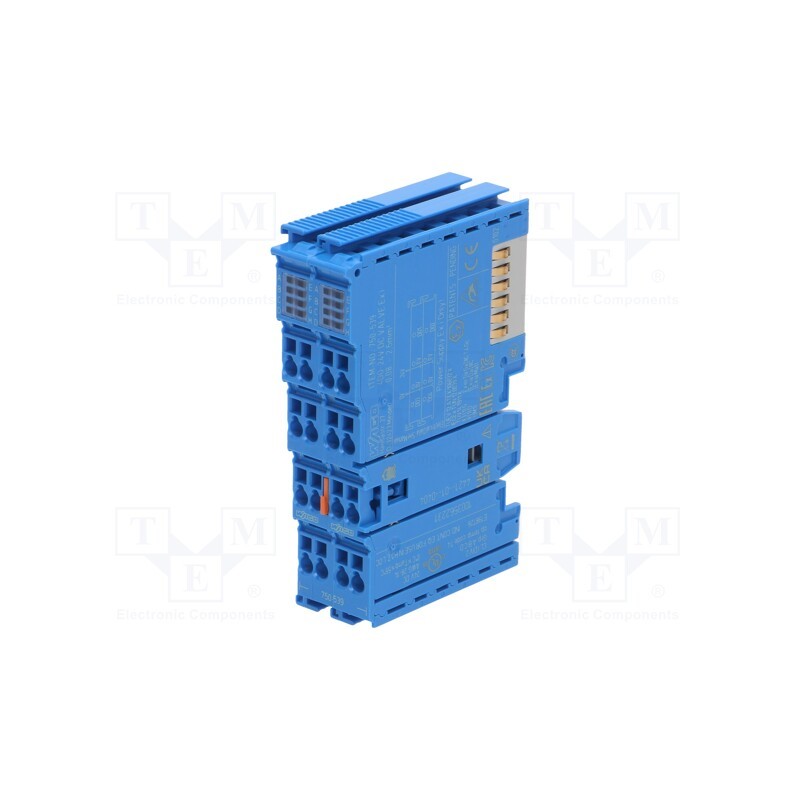 1 pcs x WAGO - 750-539 - Module: digital input, IN: 4, 24x100x67.8mm, IN 1: voltage, IP20