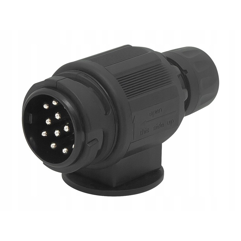 Plastic 13-pin car trailer plug