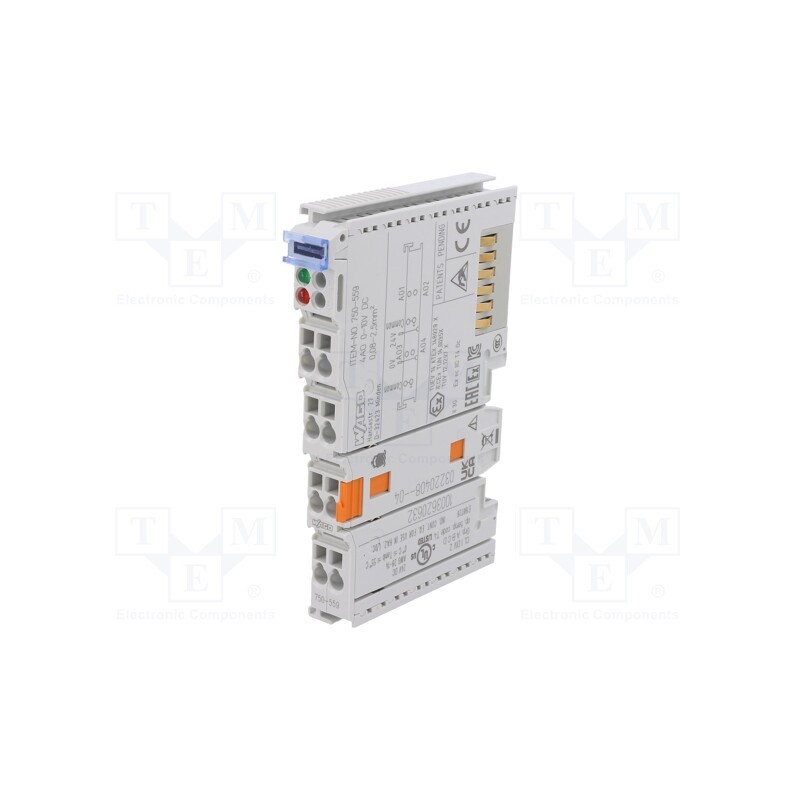 1 pcs x WAGO - 750-559 - Digital output, for DIN rail mounting, IP20, OUT: 4, 750/753