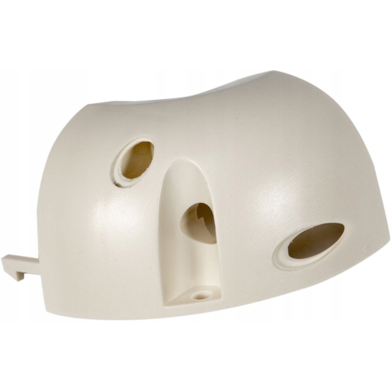 The bottom end of the Remiflair IV window blind is cream