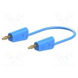 1 pcs x STu00c4UBLI - 64.1031-10023 - Test lead, 60VDC, 30VAC, 19A, banana plug 4mm,both sides, Len: 1m