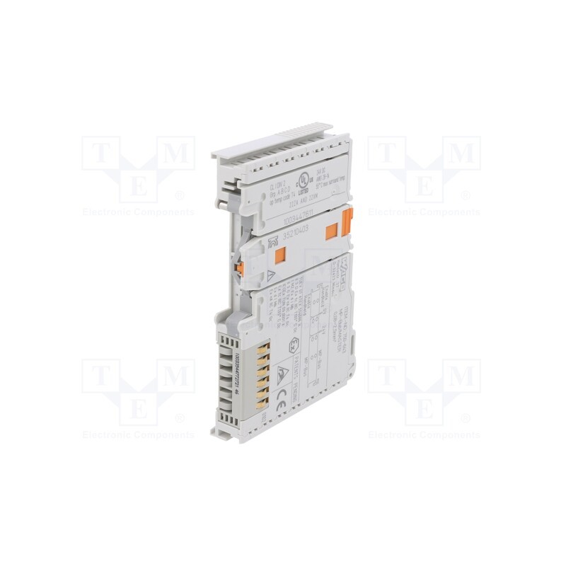 1 pcs x WAGO - 750-643 - Communication, 24VDC, for DIN rail mounting, IP20, 24x100x69.8mm