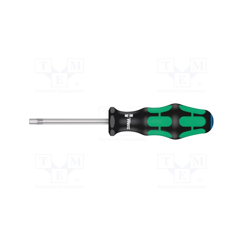 1 pcs x WERA - 5023120001 - Screwdriver, Hex Plus key, HEX 5mm, Blade length: 80mm