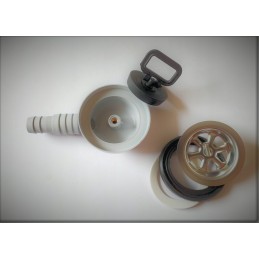 Drain plug, siphon, angle drain, camper, trailer