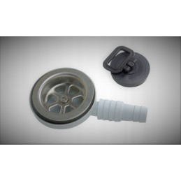 Drain plug, siphon, angle drain, camper, trailer