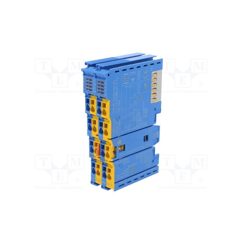 1 pcs x WAGO - 750-663/000-003 - Module: digital input, IN: 4, 24x100x67.8mm, IN 1: 24VDC,voltage