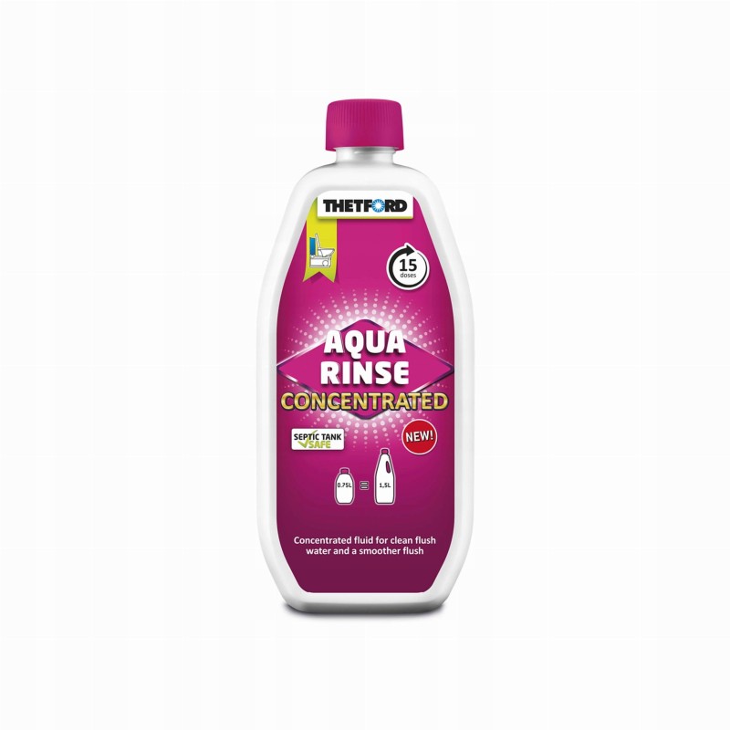 Aqua rinse concentrate for tourist toilets