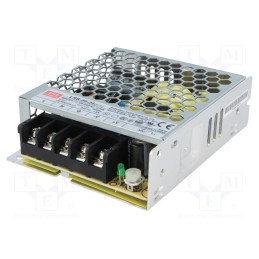 1 pcs x MEAN WELL - LRS-35-24 - Power supply: switched-mode, for building in,modular, 36W, 24VDC