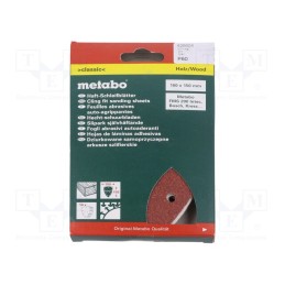 1 set x METABO - 625604000 - Sandpaper, Granularity: 60, Mounting: self-adhesive, wood,metal