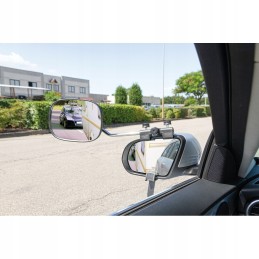 Mono arm rearview mirror for caravans