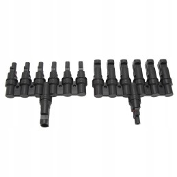 2pcs solar panel branch connectors t 1 to