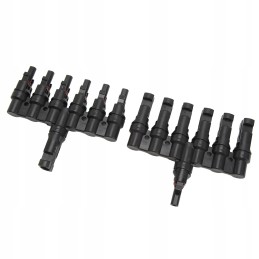 2pcs solar panel branch connectors t 1 to