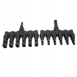 2pcs solar panel branch connectors t 1 to