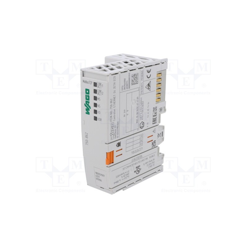 1 pcs x WAGO - 750-862 - Module: PLC programmable controller, 750, Programming: PC,WWW