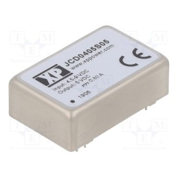 1 pcs x XP POWER - JCD0405S05 - Converter: DC/DC, 4W, Uin: 4.5÷9V, Uout: 5VDC, Iout: 800mA, 266kHz