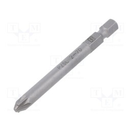 1 pcs x PHOENIX CONTACT - SF-BIT-PZSL 2-70 - Screwdriver bit, PlusMinus cross PZ-type, SL/PZ2