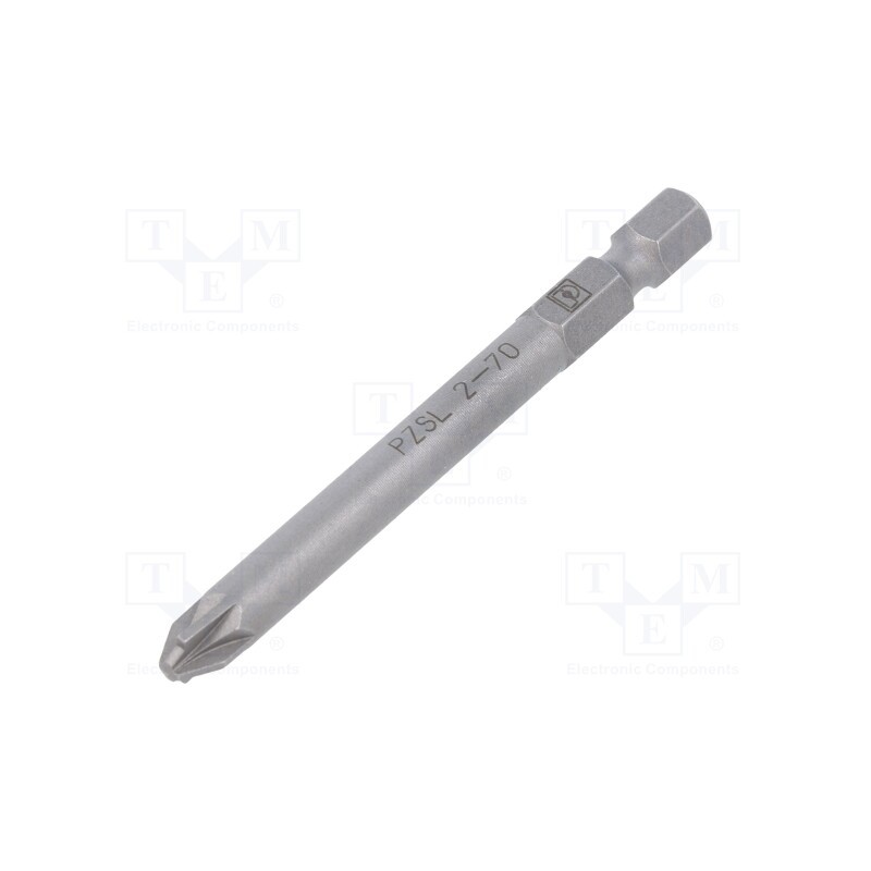 1 pcs x PHOENIX CONTACT - SF-BIT-PZSL 2-70 - Screwdriver bit, PlusMinus cross PZ-type, SL/PZ2