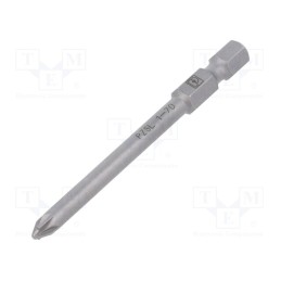 1 pcs x PHOENIX CONTACT - SF-BIT-PZSL 1-70 - Screwdriver bit, PlusMinus cross PZ-type, SL/PZ1