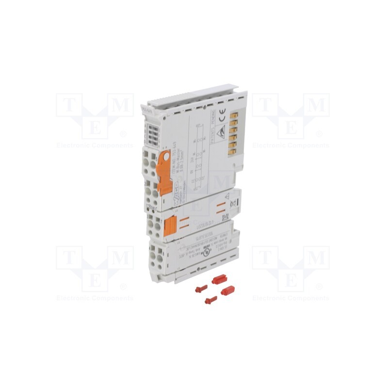 1 pcs x WAGO - 753-649 - Coupler, for DIN rail mounting, IP20, 12x100x69.8mm, 750/753