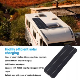 Solar panel charger, professional polycrystalline silicon, 5A