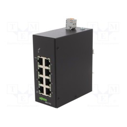 1 pcs x WAGO - 852-1112 - Switch Ethernet, unmanaged, Number of ports: 8, 9÷57VDC, RJ45, 6W