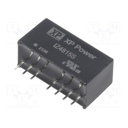 1 pcs x XP POWER - IZ4815S - Converter: DC/DC, 3W, Uin: 36÷72V, Uout: 15VDC, Uout2: -15VDC, SIP