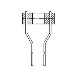 1 pcs : B59404B0060A040 - Thermistors - PTC 404A 60A 40 3X16 PTC Thermistor
