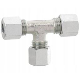 Gas tee 3 x RVS 8mm for gas installation