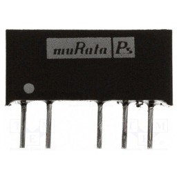 1 pcs x Murata Power Solutions - NKA1215SC - Converter: DC/DC, 1W, Uin: 10.8÷13.2V, Uout: 15VDC, Uout2: -15VDC