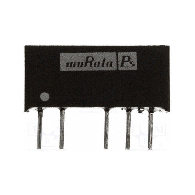 1 pcs x Murata Power Solutions - NKA1215SC - Converter: DC/DC, 1W, Uin: 10.8÷13.2V, Uout: 15VDC, Uout2: -15VDC