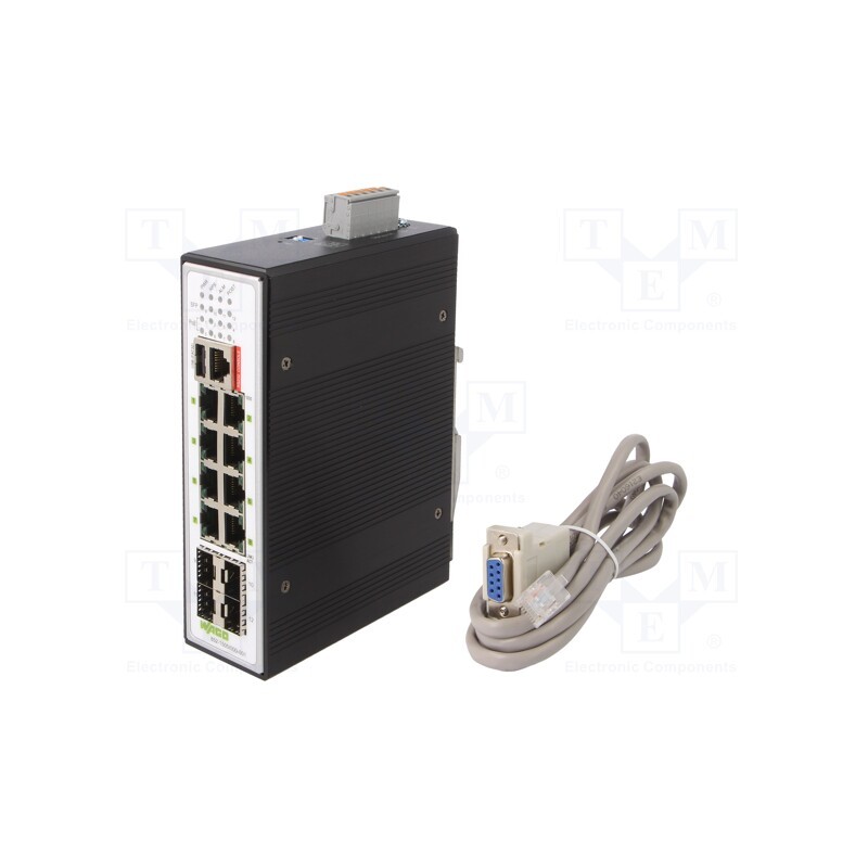 1 pcs x WAGO - 852-1505/000-001 - Switch Ethernet, managed, Number of ports: 12, 24÷57VDC, RJ45,SFP