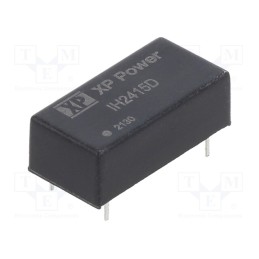 1 pcs x XP POWER - IH2415D - Converter: DC/DC, 2W, Uin: 24V, Uout: 15VDC, Uout2: -15VDC, Iout: 66mA